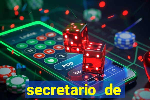 secretario de esporte salario